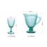 Jogo de Jarra e 6 Taças Diamond Azul Tiffany - MOOB