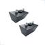 Imagem miniatura de Kit 2 Batentes Maciço Doca Calço Caminhão Borracha 145x79mm