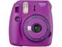 Kit Instax Mini 9 Fujifilm Roxo Açaí - Flash Automático com Acessórios