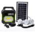 Kit Luminaria Solar Placa Bluetooth emergencia Radio FM USB Micro SD Lanterna energia 3 Lampadas - Economia Solar