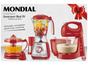 Kit Premium Inox Gourmet Red IV Mondial - com Liquidificador  Batedeira Espremedor