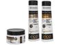 Kit Shampoo Condicionador e Máscara - Eico New Cosmetic Supreme Fios de Ouro