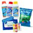 Imagem miniatura de Kit Tratamento Piscina Com Clarificante Cloro Redutor Elevador Ph Teste Cloro Inflável Fibra Vinil
