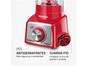 Liquidificador Mondial L-1000 RI - Vermelho e Inox Com Filtro 12 Velocidades 1000W