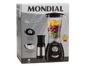 Liquidificador Mondial L34 Plástico Copo 1,5L - Preto Com Filtro 03 Velocidades 370W