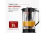 Liquidificador Mondial Turbo L-1200 BI com Filtro 12 Velocidades 1200W Inox Preto