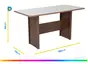 Mesa de Jantar 6 Cadeiras 6 Lugares Retangular - Indekes Cristal