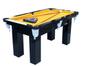 Mesa de sinuca bilhar snooker RM3 Engers - laka preta - Base Ultra - tecido amarelo