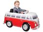 Mini Carro Elétrico Infantil Kombi - com Controle Remoto 2 Marchas Bandeirante