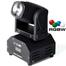 Mini Moving Head 12W de potência RGBW Bivolt Iluminação Festa GT81 - Lorben