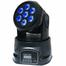 Mini Moving Head Wash 7 Leds 84 Watts RGBW Quadriled GT73 - Lorben