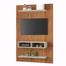 Imagem miniatura de Painel para TV Até 43 Polegadas 2 Nichos 2 Prateleiras Mel/Off White
