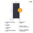 Painel Solar 150W Policristalino Resun Solar - RS6E-150P