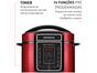 Panela de Pressão Elétrica Digital Mondial - Master Cooker Red PE-39 900W 5L Timer