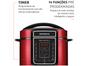 Panela de Pressão Elétrica Digital Mondial - Master Cooker Red PE-39 900W 5L