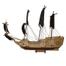 Quebra Cabeça 3D Navio Pirata Mdf - Monte & Eduque