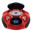 Rádio Boombox SP180, USB, MP3, AUX/P2, Rádio FM, Vermelho/Preto, 20W RMS - Multilaser