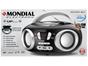 Rádio Portátil Mondial FM 6W CD Player - Display Digital NBX-13 Entrada USB