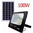 Refletor Energia Solar 100w Kit 2 Und Led luminaria Sensor controle remoto Bateria - Economia Solar