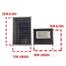 Refletor Energia Solar Placa 40w Sensor Bateria Luminaria - Economia Solar