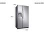 Refrigerador Samsung Frost Free Side by Side 501L - RS50N3413S8/AZ