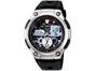 Relógio Masculino Casio Anadigi Esportivo - AQ-190W-1AVD Preto
