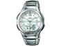 Relógio Masculino Casio Analógico - AQ 180WD 7BV Prata