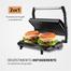 Sanduicheira Press Grill Master Mondial com 850W 2 em 1 Inox PG01