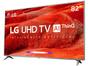 Smart TV 4K LED 82” LG 82UM7570PSB Wi-Fi - Inteligência Artificial Controle Smart Magic