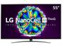 Smart TV 4K NanoCell IPS 55” LG 55NANO86SNA - Wi-Fi Bluetooth HDR Inteligência Artificial 4 HDMI