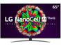 Smart TV 4K NanoCell IPS 65” LG 65NANO81 - Wi-Fi Bluetooth HDR Inteligência Artificial 4 HDMI