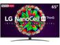 Smart TV 4K NanoCell IPS 65” LG 65NANO81 - Wi-Fi Bluetooth HDR Inteligência Artificial 4 HDMI