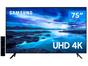 Smart TV 75” Crystal 4K Samsung 75AU7700 Wi-Fi - Bluetooth HDR Alexa Built in 3 HDMI 1 USB