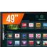 Smart TV LED 49" Full HD Samsung UN49J5200AGXZD 2 HDMI 1 USB Wi-Fi Integrado Conversor Digital