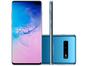 Smartphone Samsung Galaxy S10+ 128GB Azul 4G - 8GB RAM Tela 6,4” Câm. Tripla + Câm. Selfie Dupla