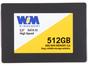 SSD 512GB WIN MEMORY SATA 2,5” Leitura 560MB/s Gravação 540MB/s SWR512G