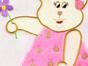 Tapete Infantil Pelúcia Coleção Ursa Florista - 125x76cm - Batistela Baby 3808