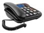 Telefone Com Fio Intelbras Tok Fácil ID - Identificador de Chamada Viva Voz Preto
