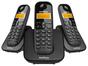 Telefone Sem Fio Intelbras TS 3113 + 2 Ramais - Identificador de Chamada Conferência Preto