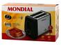 Torradeira Mondial Preta e Inox Toast Duo NT-01 - 02 Fatias 06 Níveis de Tostagem