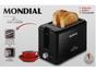 Torradeira Mondial Preta Toast Due Black T-05 - 02 Fatias 06 Níveis de Tostagem