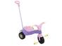 Triciclo Infantil com Empurrador Homeplay - Motoca Praia e Campo Lilás com Acessórios
