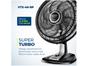 Ventilador de Mesa Mondial VTX-40-8P 40cm 8 Pás 3 Velocidades Preto e Prata