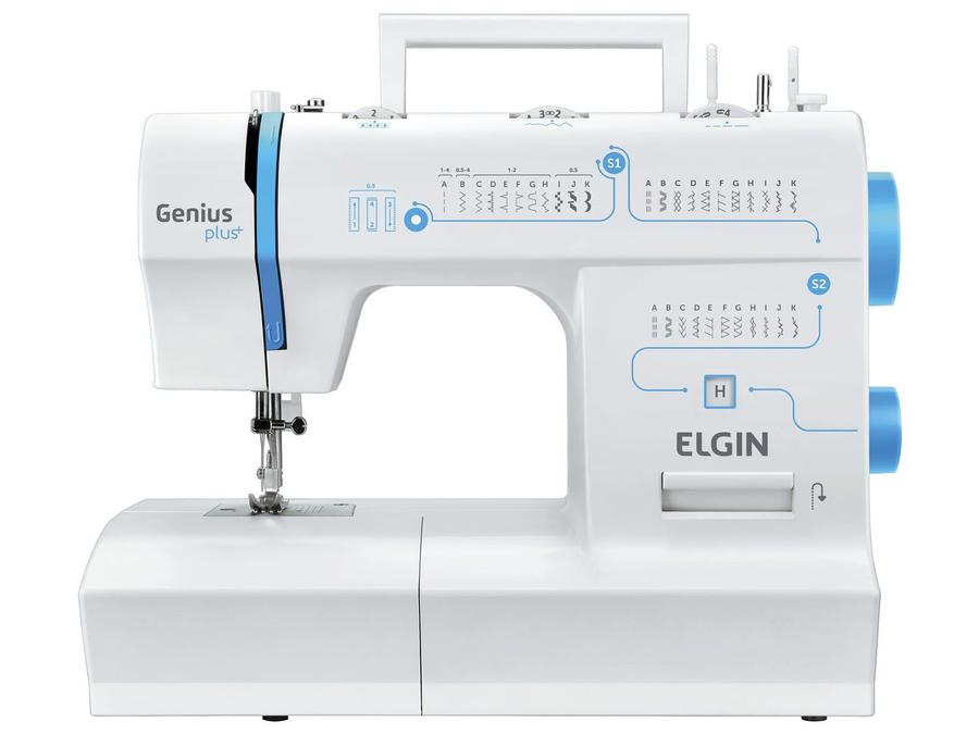 Máquina de Costura Elgin Genius Plus+ JX-4035 - Eletrônica 31 Pontos