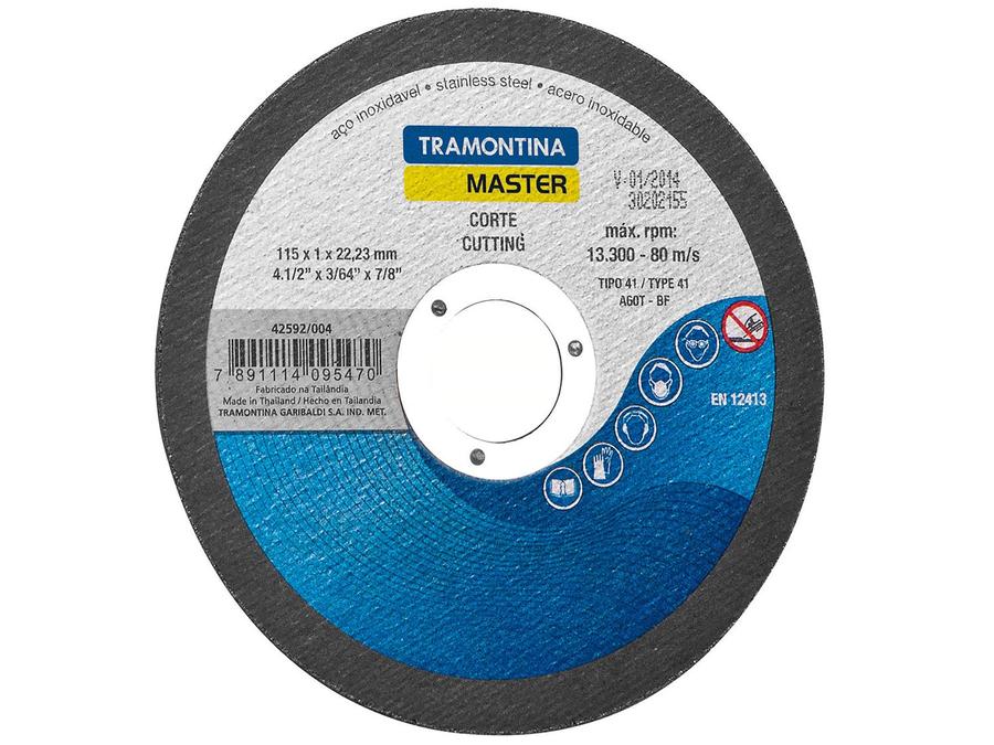 Disco de Corte Fino Ideal para Aço 4.1/2" - Tramontina 42592004