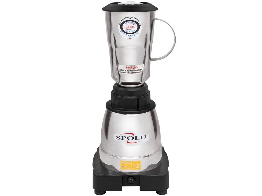 Liquidificador Industrial 1L Inox Spolu - Gourmet Luxo 800W