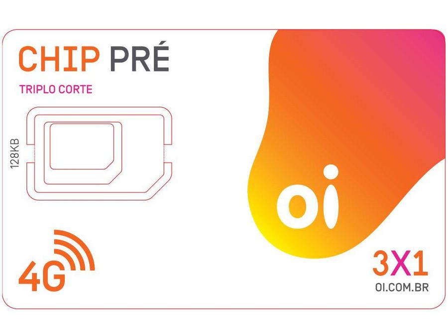 Chip Oi 4G Pré-Pago - DDD 11 a 19 SP