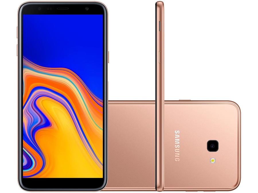 Smartphone Samsung Galaxy J4+ 32GB Cobre 4G - 2GB RAM Tela 6" Câm. 13MP + Câm. Selfie 5MP