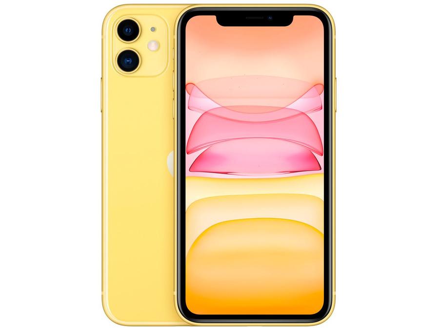 iPhone 11 Apple 256GB Amarelo 6,1" 12MP iOS -
