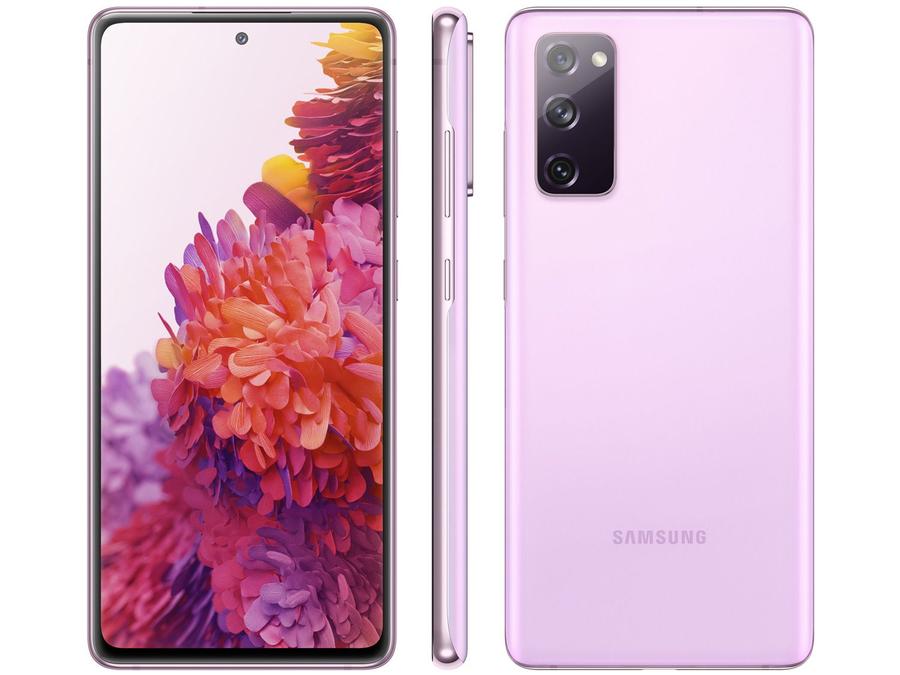 Smartphone Samsung Galaxy S20 FE 256GB Cloud - Lavender 8GB RAM 6,5" Câm. Tripla + Selfie 32MP